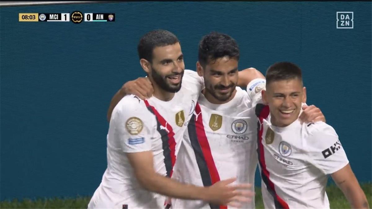 في الكورة : فيديو | بطريقة رائعة.. جوندوجان يسجل هدف مانشستر سيتي الأول أمام العين