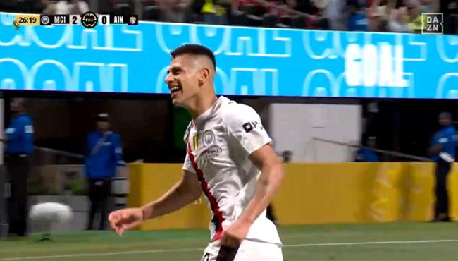 هدف عالمي من ركلة حرة في مباراة مانشستر سيتي والعين بكأس العالم للاندية