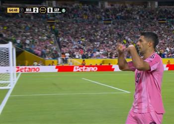 فيديو لويس سواريز يسجل هدف إنتر ميامي الثاني أمام بالميراس