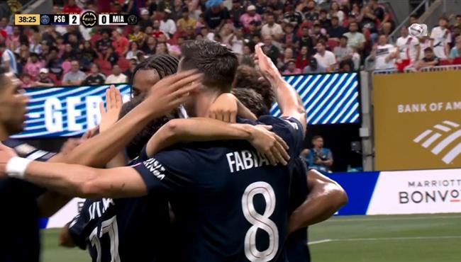 اهداف مباراة باريس سان جيرمان وانتر ميامي 4 0 كأس العالم للاندية