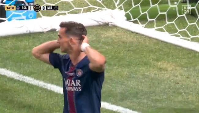 هدف باريس سان جيرمان الملغي في مرمي انتر ميامي بكأس العالم للاندية