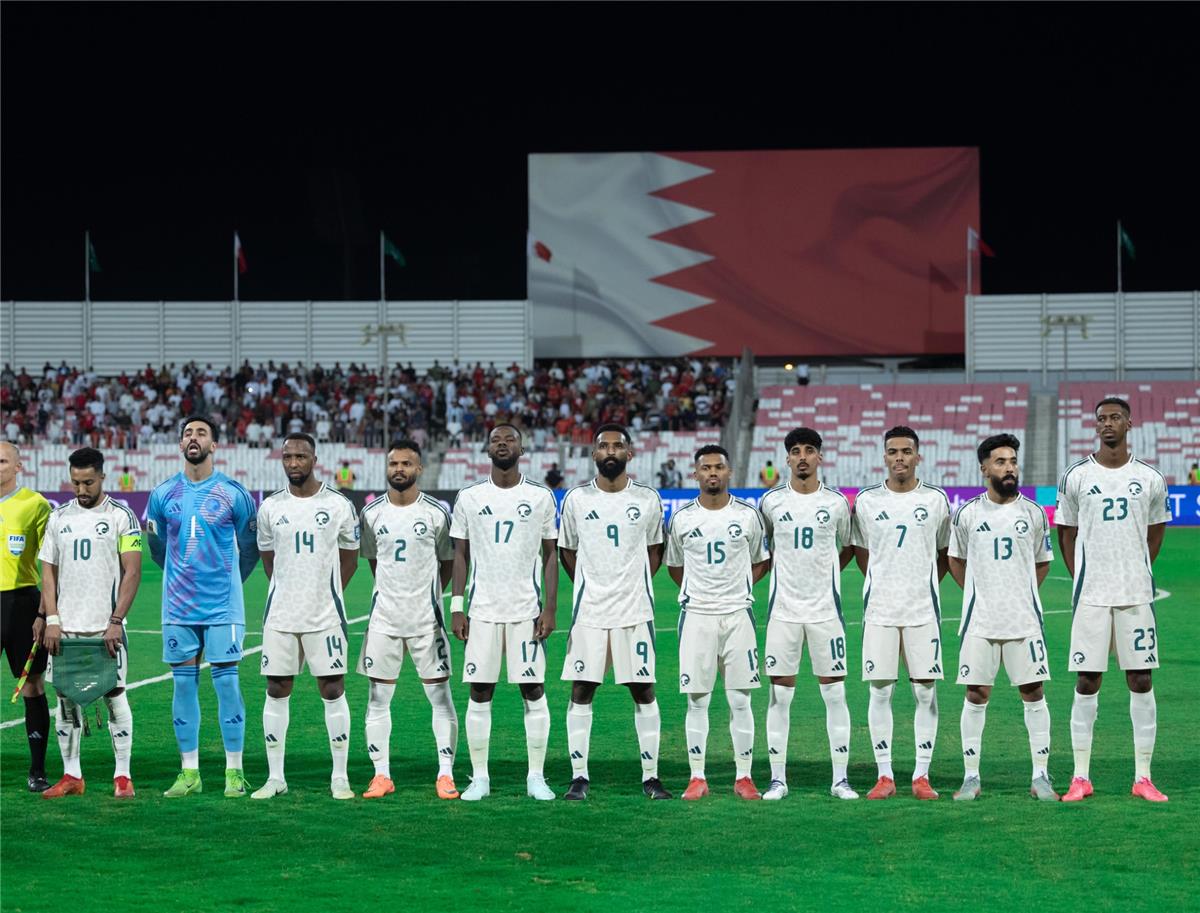ترتيب مجموعة السعودية في تصفيات كأس العالم بعد الفوز على البحرين