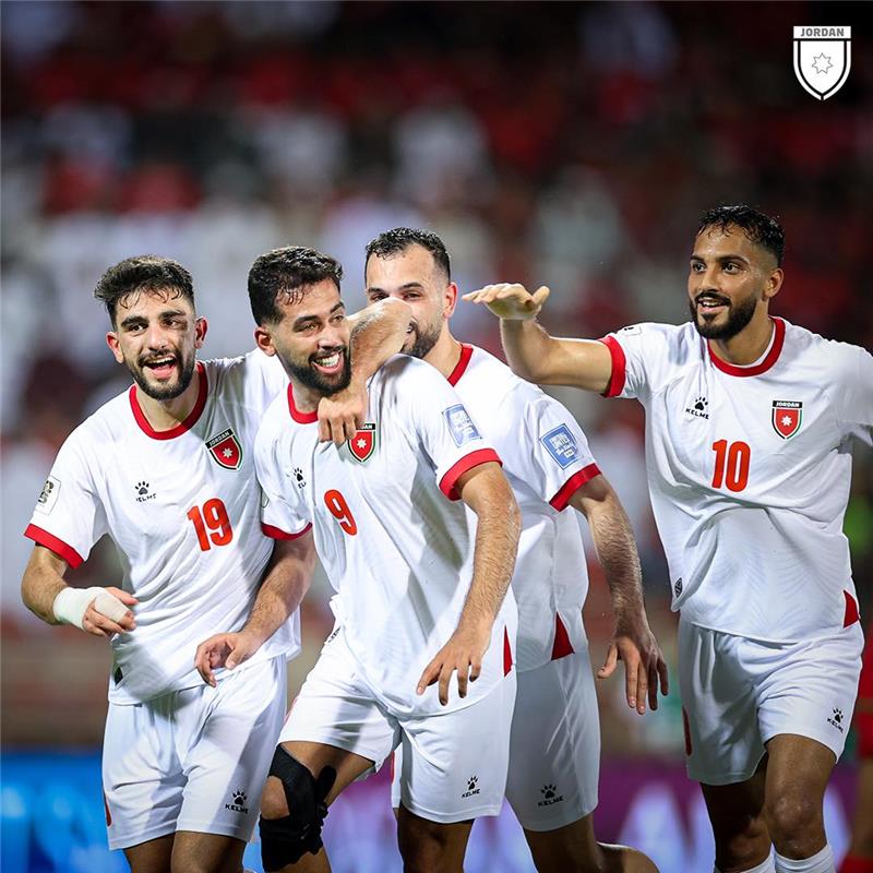 الحلم نيوز : فيديو | الأردن يهزم عمان بثلاثية ويتصدر مجموعته في تصفيات كأس العالم