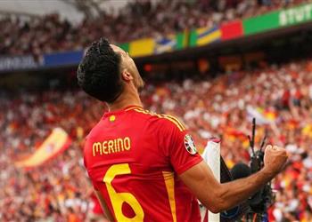 فيديو ميرينو يسجل هدف إسبانيا الثاني أمام فرنسا