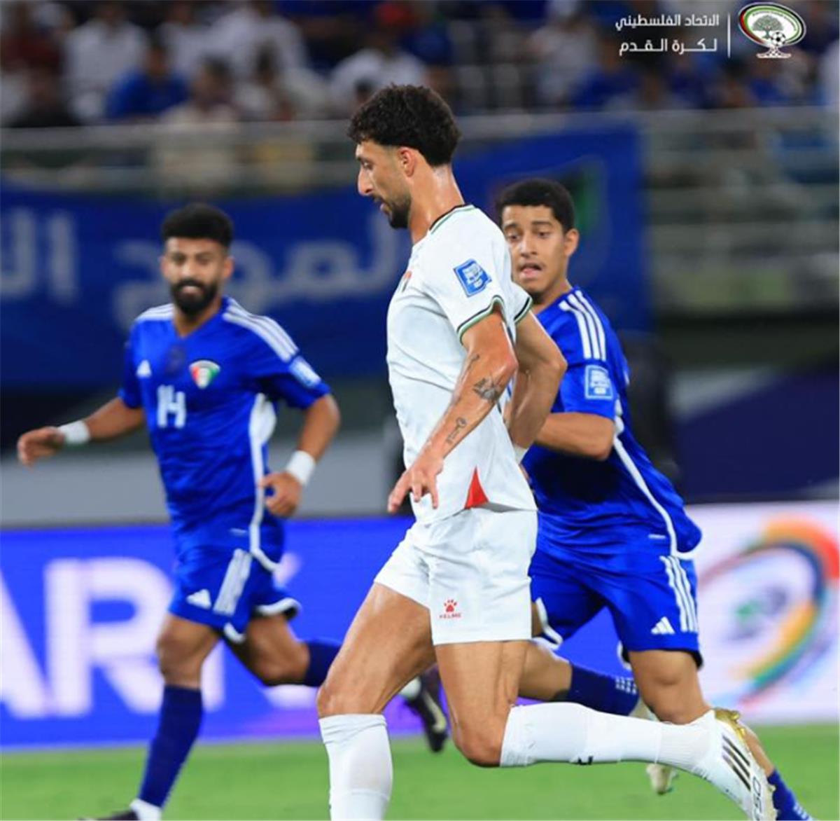 الحلم نيوز : فيديو | وسام أبو علي يقود فلسطين للفوز على الكويت بثنائية في تصفيات كأس العالم