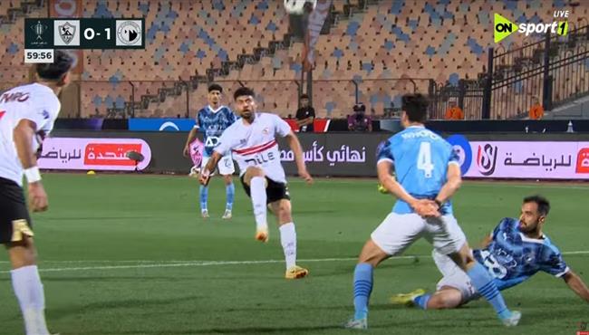 مصطفي شلبي يتلاعب بدفاع بيراميدز ويهدر هدف محقق للزمالك بطريقة لا تصدق