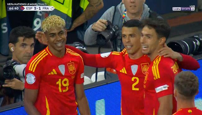 اهداف مباراة اسبانيا وفرنسا 5 4 نصف نهائي دوري الامم الاوروبية