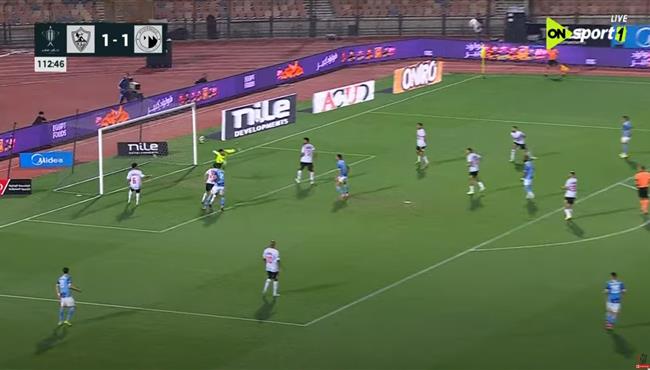 تصدي محمد صبحي الرائع يحرم بيراميدز من تسجيل هدف امام الزمالك