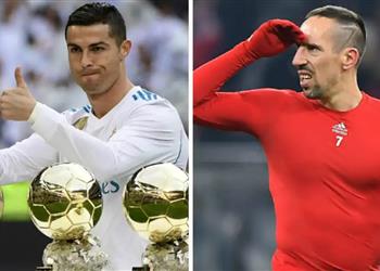 ريبيري يسخر من تصريح رونالدو حول معيار الفوز بـ الكرة الذهبية