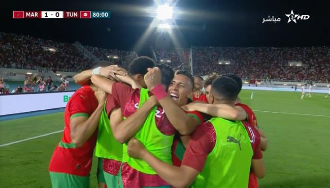 اهداف مباراة المغرب وتونس (2-0) مباراة ودية