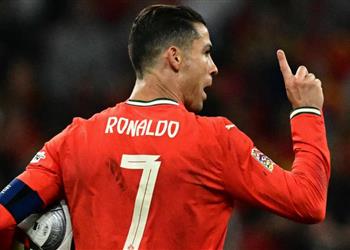 فيديو برقم تاريخي كريستيانو رونالدو يسجل هدف البرتغال الثاني أمام إسبانيا