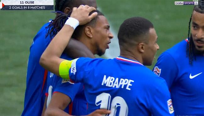 هدف فرنسا الثاني في مرمي المانيا بدوري الامم الاوروبية