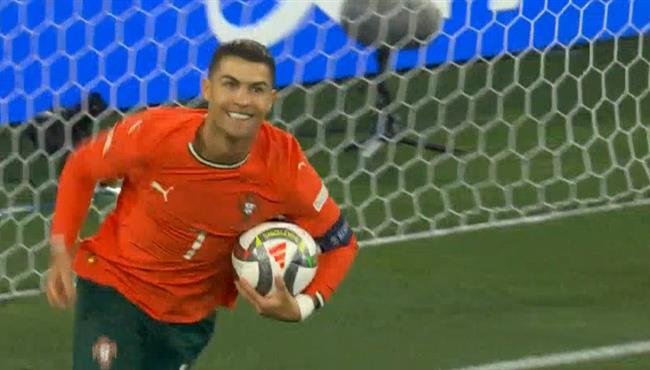 هدف رونالدو في مرمي اسبانيا بنهائي دوري الامم الاوروبية