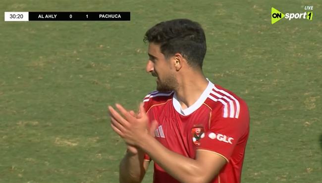 محمد بن رمضان كاد ان يسجل هدف في مرمي باتشوكا