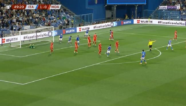 اهداف مباراة ايطاليا ومولدوفا 2 0 تصفيات كأس العالم