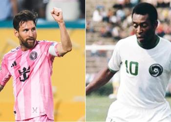 ميسي يواصل تحطيم الأرقام القياسية ويتفوق على بيليه