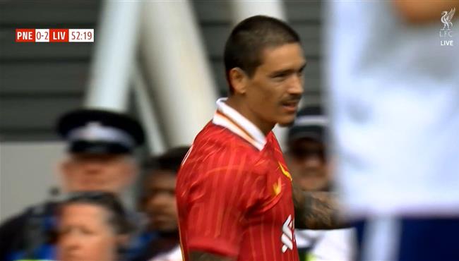 هدف ليفربول الثاني في مرمي بريستون مباراة ودية