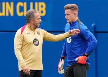 سبورت تكشف سبب غياب تير شتيجن عن تدريبات برشلونة للمرة الثالثة