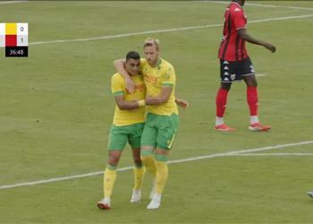 فيديو مصطفى محمد يسجل هدف تعادل نانت أمام جانجون ودي ا