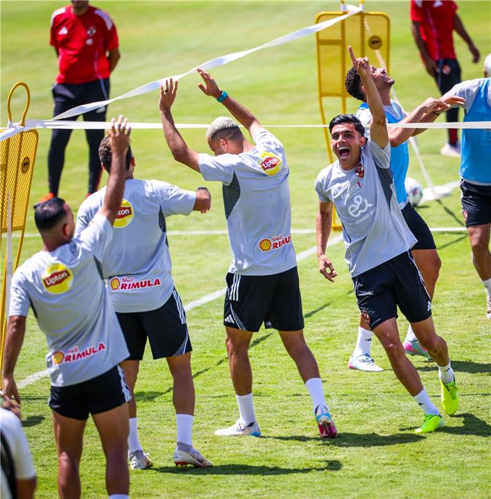 بن شرقي في مران الاهلي