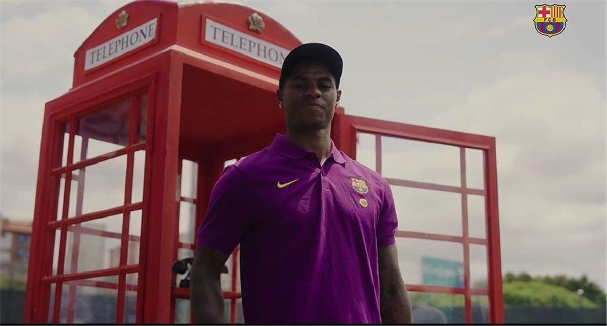 ماركوس راشفورد لاعب برشلونة الجديد