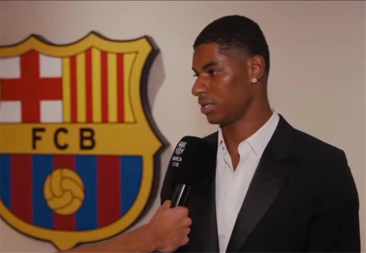 ماركوس راشفورد لاعب برشلونة الجديد