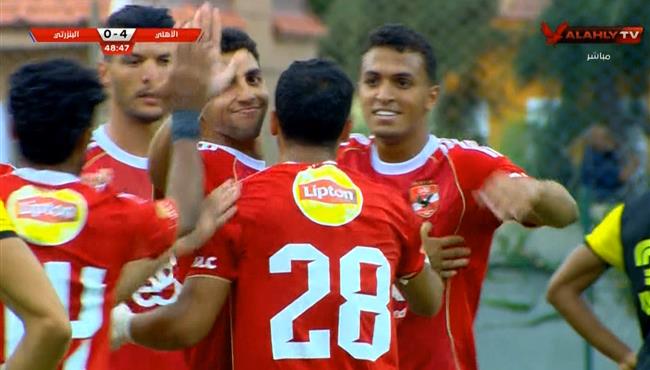 اهداف مباراة الاهلي والبنزرتي التونسي 5 0 مباراة ودية