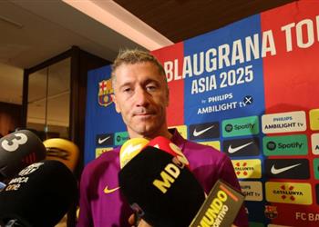 ليفاندوفسكي يكشف تحديات برشلونة خلال الموسم الجديد ويوضح رأيه في راشفورد