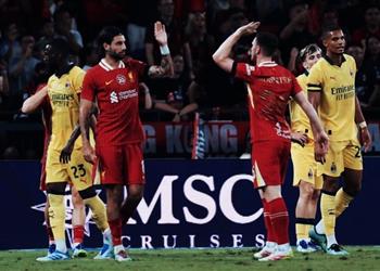 فيديو بمشاركة محمد صلاح ليفربول يسقط أمام ميلان برباعية ودي ا