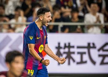 فيديو في ظهوره الأول روني باردجي يسجل هدف برشلونة الثاني أمام فيسيل كوبي