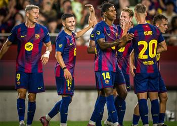 فيديو بمشاركة الصفقات برشلونة يهزم فيسيل كوبي بثلاثية ودي ا وصدمة لـ راشفورد