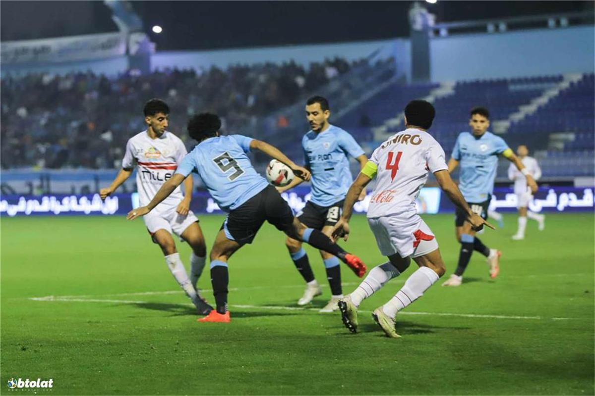 مباراة الزمالك وغزل المحلة