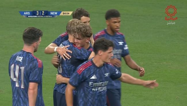 اهداف مباراة ارسنال ونيوكاسل 3 2 مباراة ودية