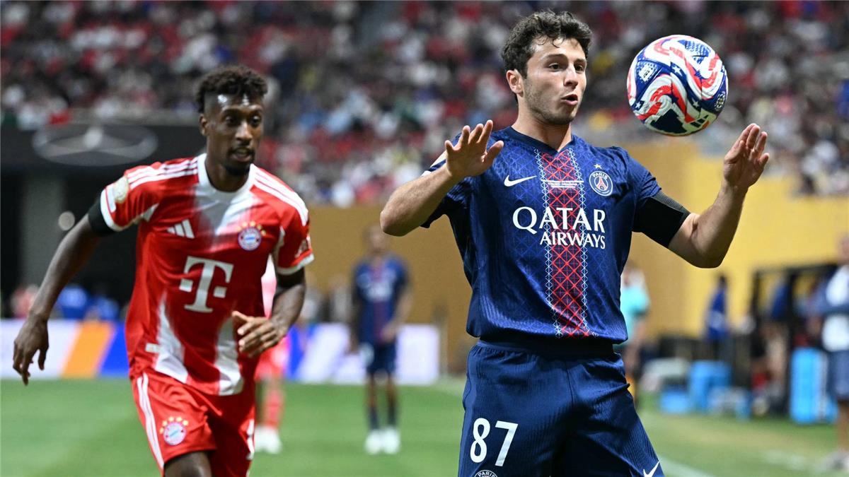 نيوز برو : فيديو | طرد مباشر للاعب باريس سان جيرمان أمام بايرن ميونخ في كأس العالم للأندية