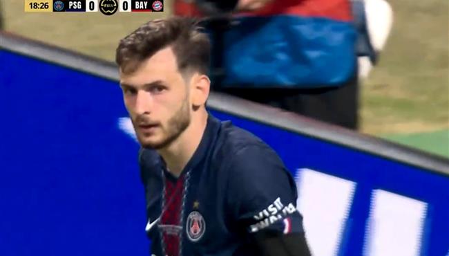 كفاراتسخيليا يهدر هدف محقق امام بايرن ميونخ بعد تمريرة رائعة من اشرف حكيمي