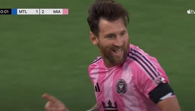 هدف ميسي الاول الرائع في مرمي مونتريال امباكت بالدوري الامريكي