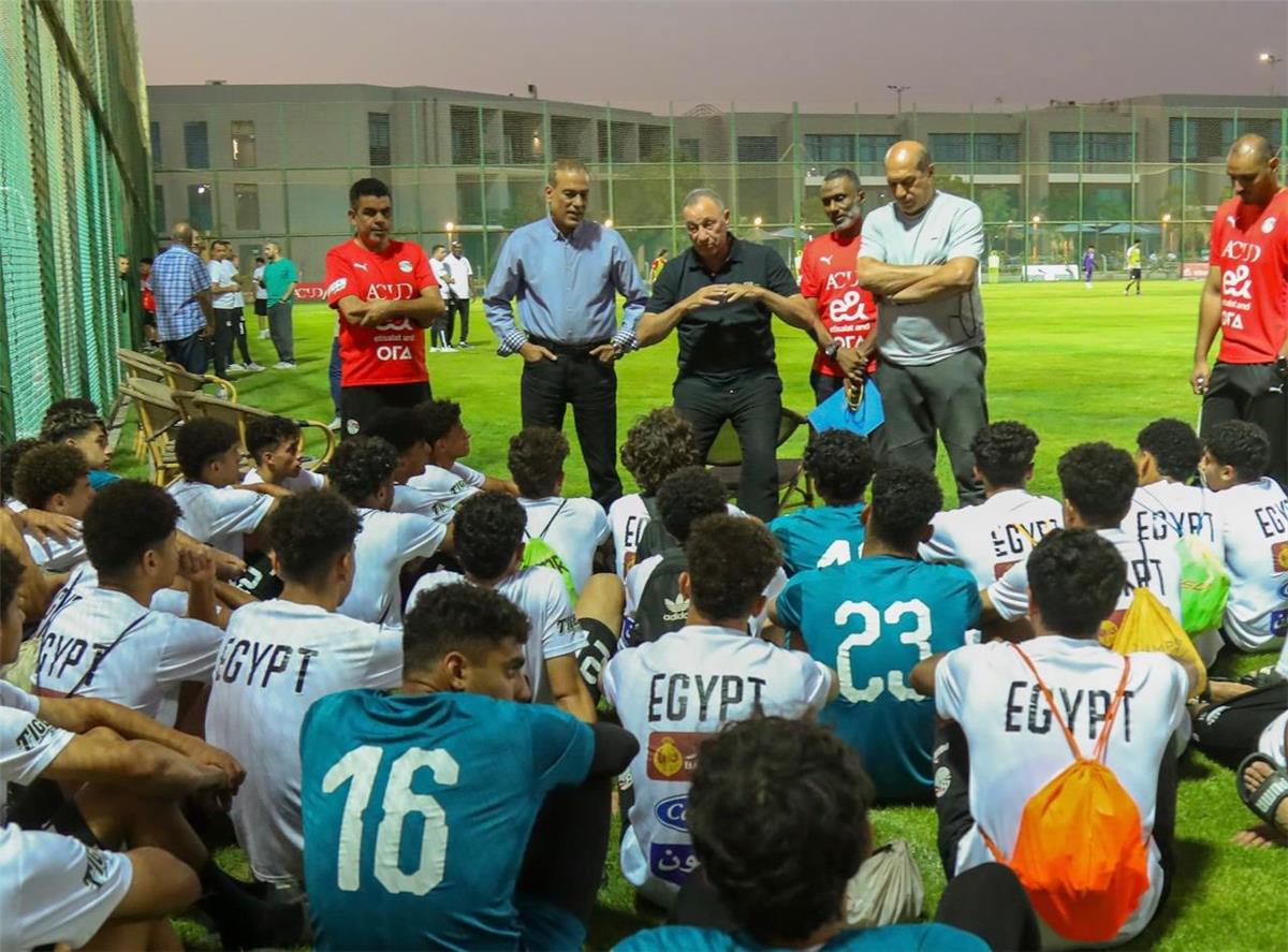 محمود الخطيب يدعم منتخب مصر تحت 17 عامًا قبل كأس العالم