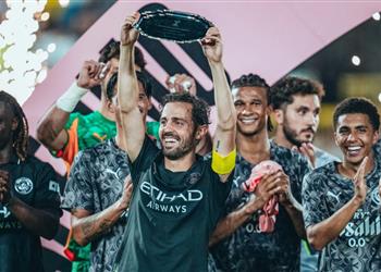 فيديو بمشاركة عمر مرموش مانشستر سيتي يهزم باليرمو بثلاثية ودي ا