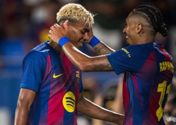 فيديو برشلونة بطلا لـ كأس خوان جامبر بخماسية أمام كومو