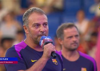 فليك يثير إحباط جماهير برشلونة بعد الفوز بكأس خوان جامبر وينتقد شيئ ا ما