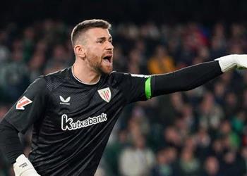 حارس أتلتيك بلباو إقامة مباراة برشلونة وفياريال في أمريكا إهانة