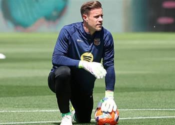 رسمي ا برشلونة يعلن قرار الليجا بشأن مدة إصابة تير شتيجن وتسجيل خوان جارسيا