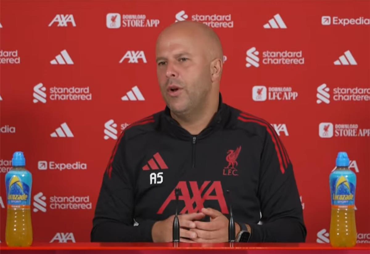 سلوت: لاعب ليفربول يجعلني أتساءل هل أنت جاد؟