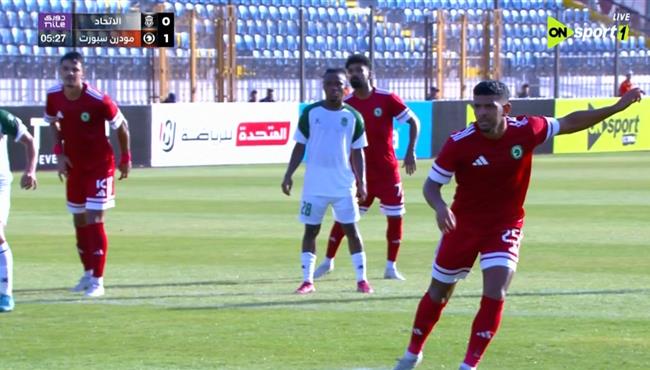 هدف محمد هلال في مرمي الاتحاد السكندري بالدوري المصري