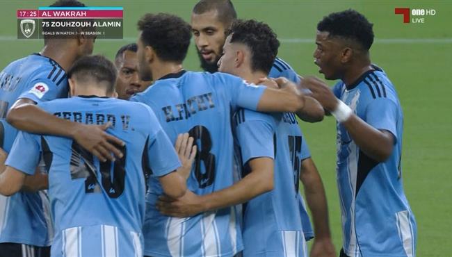 اهداف مباراة الوكرة والعربي 2 2 الدوري القطري