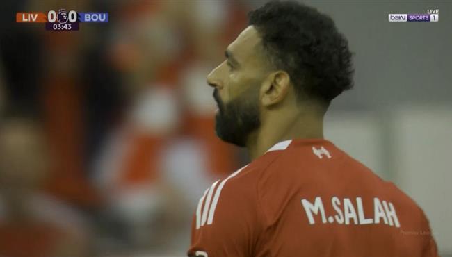 محمد صلاح كاد ان يسجل هدف رائع امام بورنموث في الدوري الانجليزي