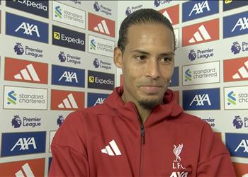 فان دايك عن بكاء محمد صلاح في مباراة ليفربول وبورنموث ليلة عاطفية