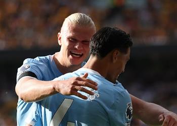 فيديو ريندرز لا يتوقف هالاند يسجل هدف مانشستر سيتي الثالث أمام ولفرهامبتون