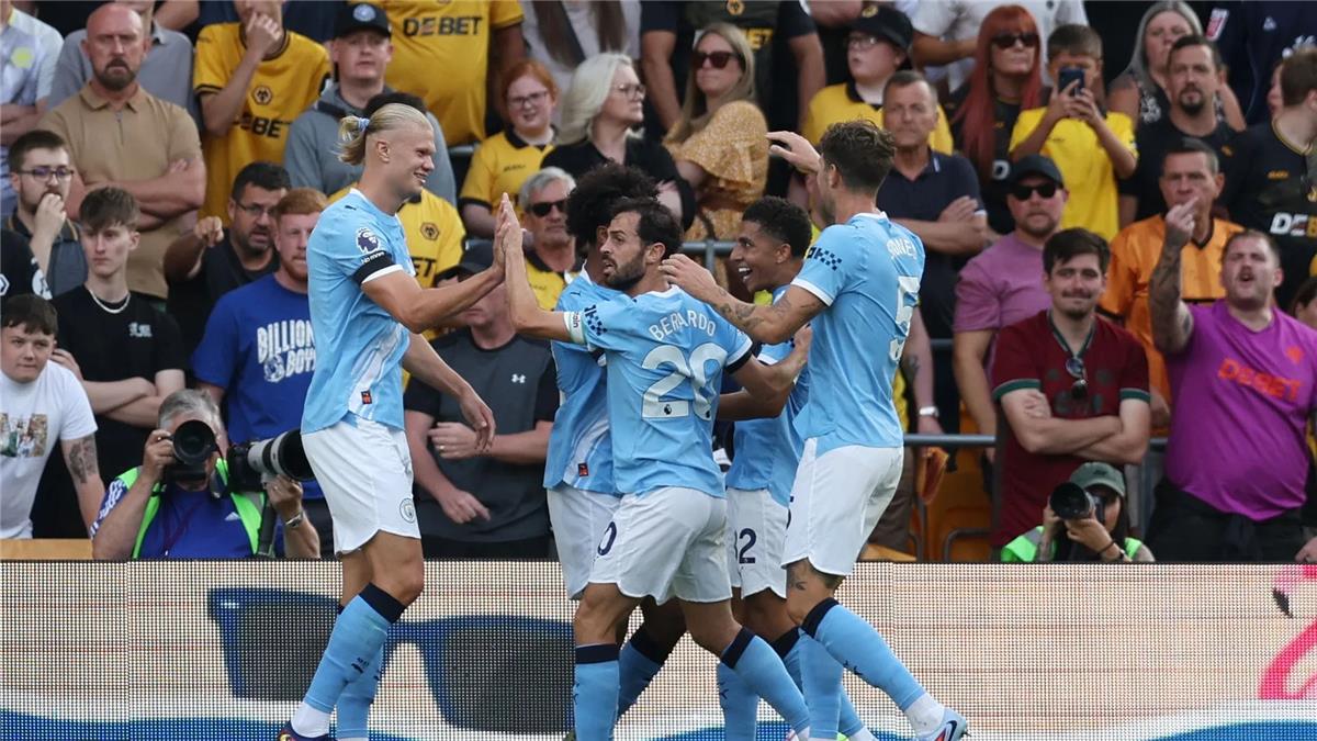 فيديو | بداية مثالية.. هالاند يقود مانشستر سيتي لاكتساح ولفرهامبتون برباعية نظيفة في الدوري الإنجليزي