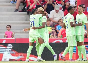 رجل مباراة برشلونة وريال مايوركا في الدوري الإسباني